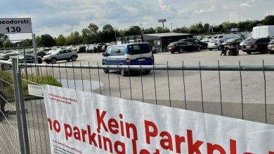 Photo de Parking à l'aéroport de Düsseldorf: la ville ferme le parking de la Theodorstrasse